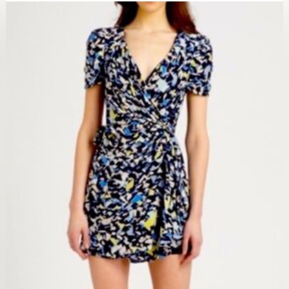RebeccaMinkoff Elegant Multicolor Wrap Dress.  Size-0